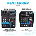 thumbnail image 4 of Interfaz de mezclador de sonido para DJ BOMGE de 4 canales con MP3 USB Bluetooth, 4 of 9