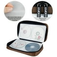 thumbnail image 4 of Coofit CD Case 96 Capacity Nylon Heavy Duty DVD Holder CD Organizer CD Storage Case, 4 of 10