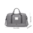 thumbnail image 3 of MTBLYS Bolsa de viaje de gran capacidad con compartimentos separados para artículos secos y mojados | Bolso bandolera para negocios|gimnasio o para mujer | Correa de hombro desmontable, 3 of 6