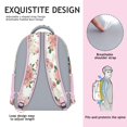thumbnail image 5 of Aesthetic Floral Design School Backpack - Waterproof Durable Bookbag for Teens, 5 of 6