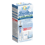 Squip Nasaline Nasal Rinsing System with 50 Premixed Saline Packets