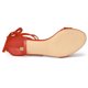 thumbnail image 5 of Sandalias Con Cordones Y Tacón Bajo Para Mujer Naranja 38, 5 of 6