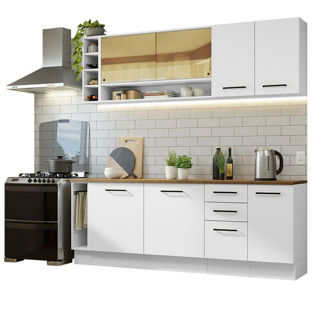 Cocina Integral Completa Modular Madesa Glamy Sin Encimera 6