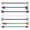 Rainbow, variant on 7PCS 14G 38mm Industrial Barbell Earrings Arrow Ear Cartilage Piercing Jewelry-Black