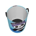 thumbnail image 3 of LNWH Laundry Basket, Ski Panda Pattern Foldable Laundry Hamper With Handles Waterproof, Small Size, 3 of 8