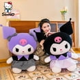 thumbnail image 2 of Muñecos de peluche Sanrio de 40 cm, muñecos de peluche de dibujos animados Kuromi, juguetes de peluche My Melody, almohada para decoración de habitación, regalos de cumpleaños para niños, 2 of 5