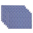 thumbnail image 1 of Kitchen Place Mats Indoor Outdoor Waterproof Reversible Linen Printed Placemats Table Mats For Dining Table, 1 of 9
