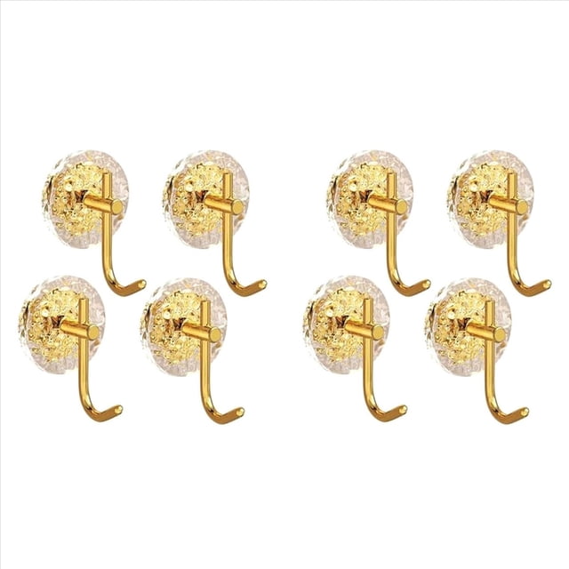 8 de Pared, Adhesivos Sin Perforaciones para Colgar Abrigos, Sombreros, Toallas, Batas, Bufandas, Bolsos, Llaves, Lámparas, Decoración de -A