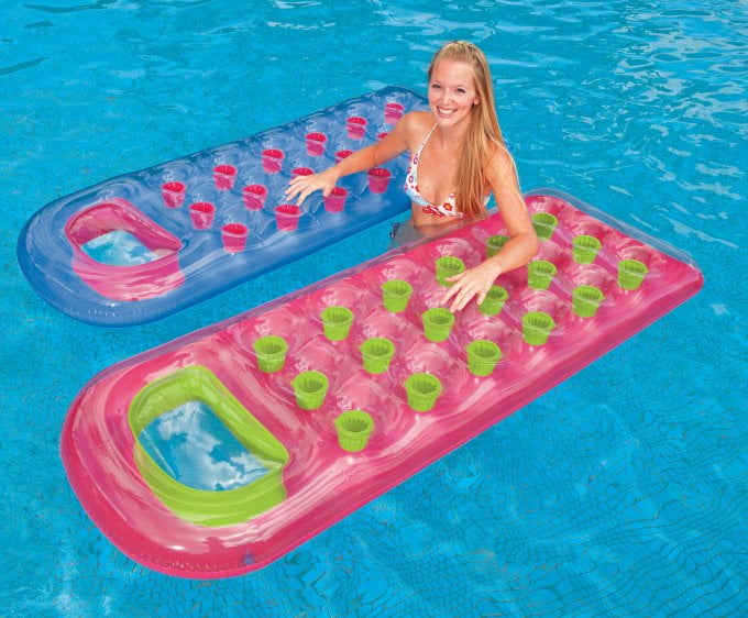 Pool Float 18 Pocket Lounge Details about   H2O Go NEW in Box 74 inch x 28 in 