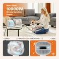 thumbnail image 6 of Professional Pet Grooming Vacuum Kit, Cordless Low Noise Dog Cat Hair Clippers with 2.5L Dust Cup, 3 Suction Modes & 5 Grooming Tools, for Pets Shedding Trimmer, 6 of 8