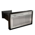 thumbnail image 3 of ZLINE 36 in. Wooden Wall Mount Range Hood in Black - Includes Motor (KPCC-36), 3 of 5