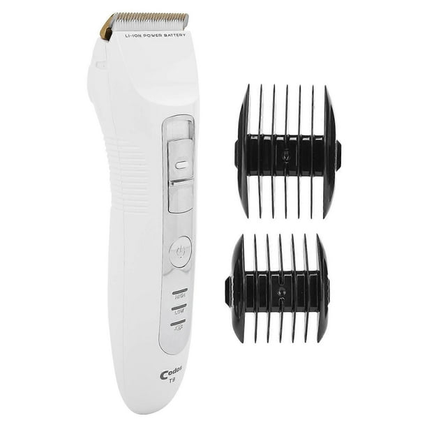 Hair Clippers Rechargeable Hair Cutting Men's Hair Kit for Home Barber T9(White )