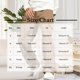 thumbnail image 3 of Pantalones largos para hombre, moda informal, cómodos, sólidos, con bolsillos, con cordón ajustable, pantalones regulares de poliéster para hombre., 3 of 9