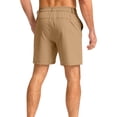 thumbnail image 3 of Domzle Men's Casual Golf Shorts Lightweight Stretch Quick-Dry Shorts for Hiking Work with Pockets Khaki 4XL, 3 of 3