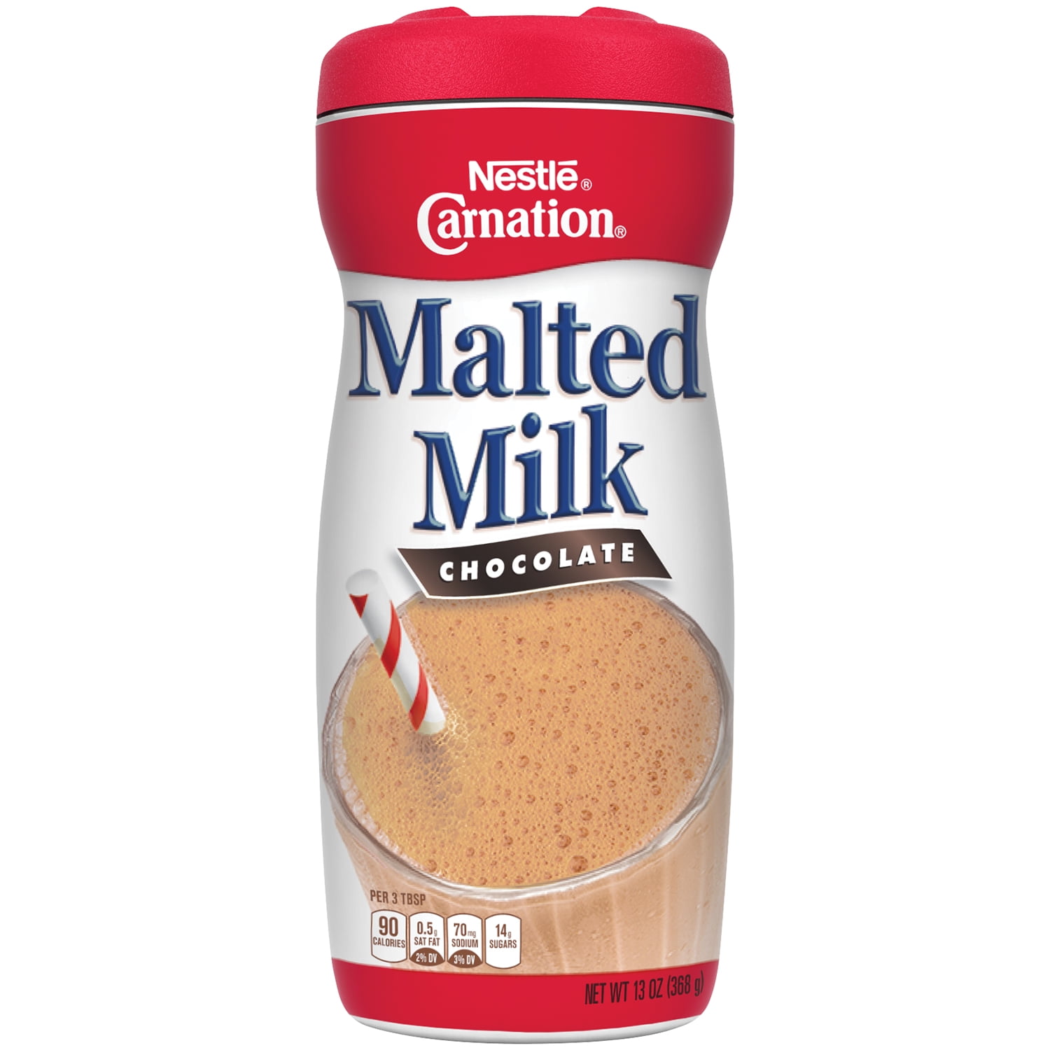 Carnation Chocolate Malted Milk Mix 13 oz. Canister