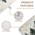 thumbnail image 4 of Winter Forest Dish Drying Mat Winter Snowflake Large Kitchen Mats Dish Drying Pad Christmas Tree Absorbent Dish Dryer Mat for Kitchen Countertops Microfiber Drainer Pad Dish Drying Mats (18x24 in), 4 of 7