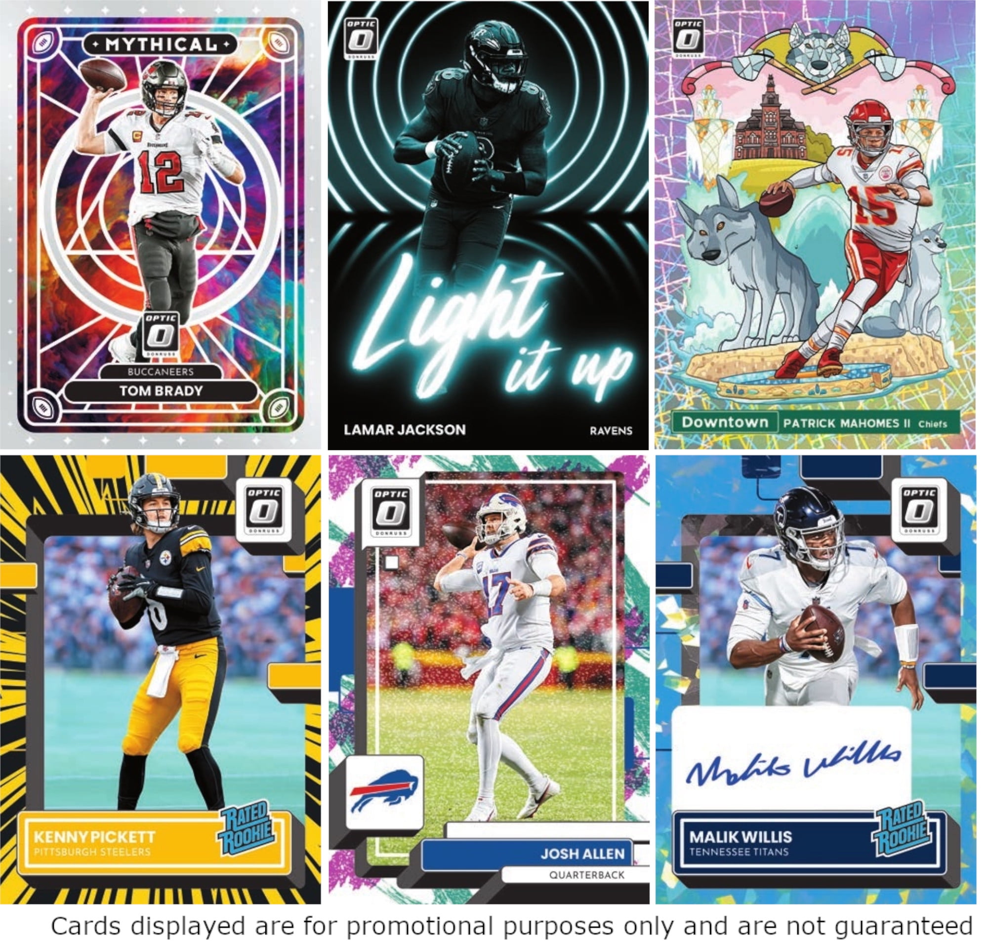 2022 Panini Donruss Optic NFL Football Trading Cards Blaster Box
