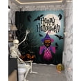 thumbnail image 5 of Happy Halloween Shower Curtain Set ，Waterproof Fabric Shower Curtains Halloween Wilderness Shower Curtains for Bathroom,Bathroom Decor 72"x84", 5 of 6