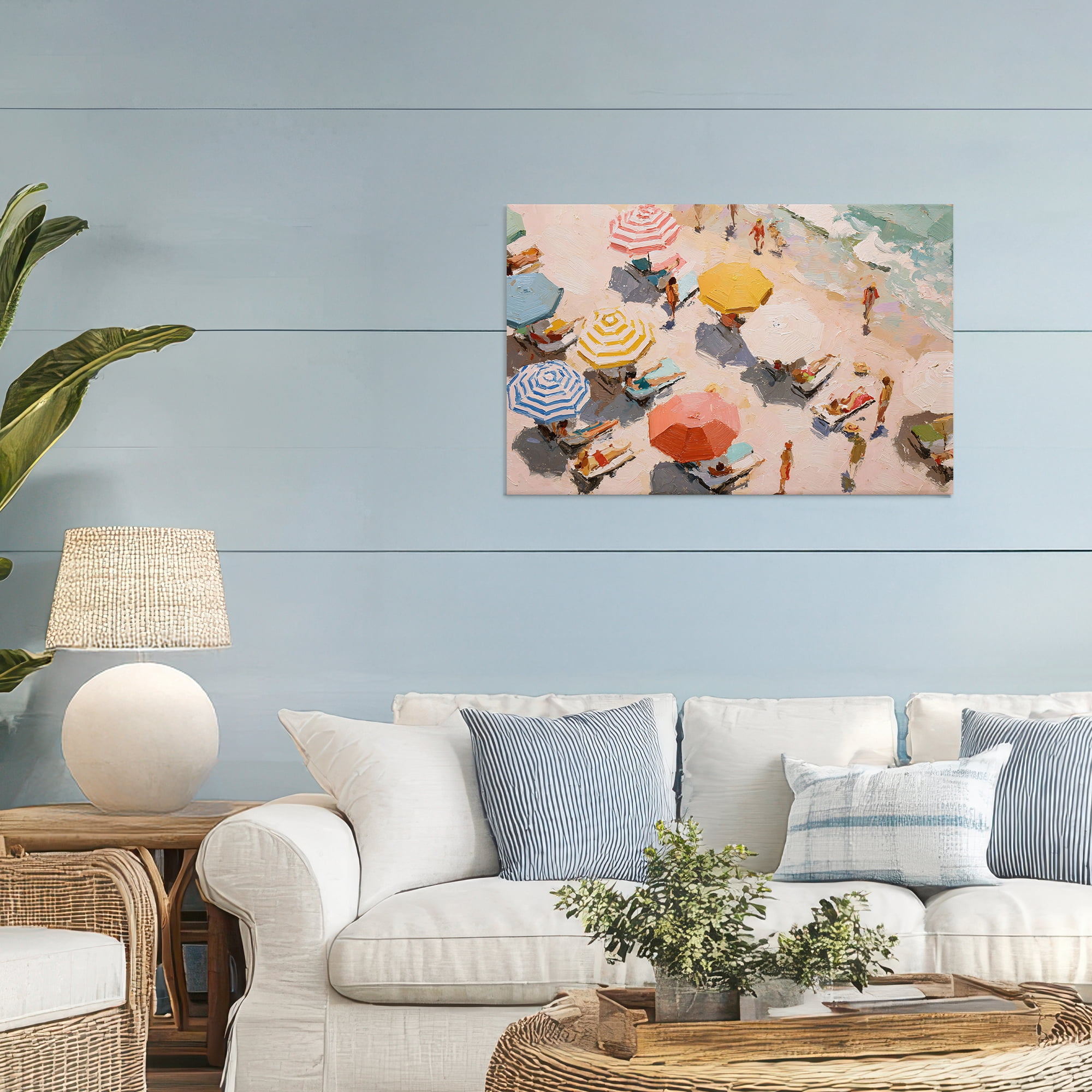 Stupell Industries Summer Beach Fun Expression Canvas Wall Art, design by Jacky Ngan