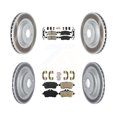 thumbnail image 1 of Transit Auto Front Rear Ceramic Pads and Coated Disc Brake Rotors Kit for Car 2016-2017 Mercedes-Benz GLE400 Without Sport Package KGA-103148, 1 of 8