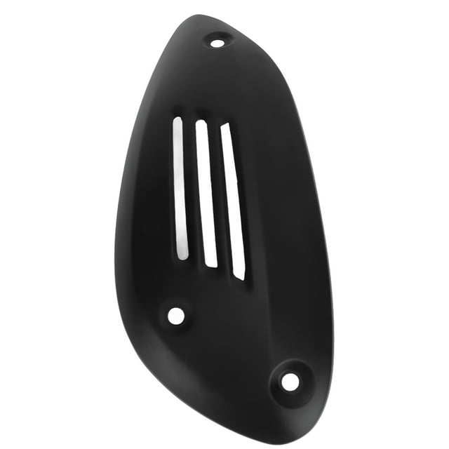 Motorcycle Heat Shield Case, Noise Reduction Heat Dissipation Damage Prevention Motorcycle Exhaust Pipe Cover For Motorcycle Black,Silver Color