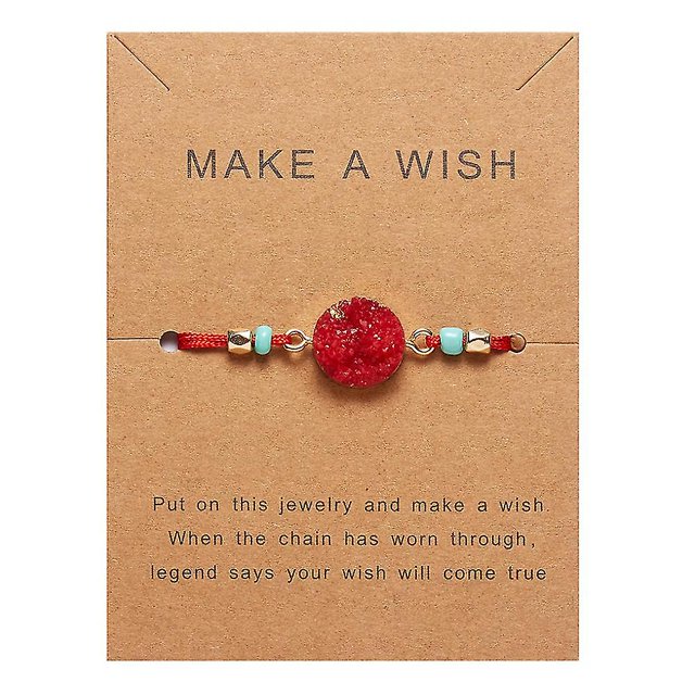Make A Wish Bracelets Adjustable Natural Stone Bracelets Gifts