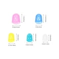 thumbnail image 3 of Miangastore 10 pcs Silicone Fingers Tips Guard Guitar Fingertip Protector Finger Covers Silicone Finger Caps, 3 of 8