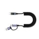 thumbnail image 1 of Retractable USB C Charging Cable Cord with Digital Power Display Wear Resistant Suitable for Type C Fast Charging Dat, 1 of 4