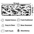 thumbnail image 2 of CURLYOOT Cow Print Runner Rug 2'x6' Washable Kitchen Runner Rug Indoor Non Slip Laundry Rugs Black and White Cow Floor Carpet for Hallway Kitchen Entryway Bedroom Living Room, 2 of 9
