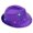 Purple, variant on Charmgo Trucker Hat Clearance, Led Sequin Glow Jazz Hat Performance Props Flash Cowboy Hat Bucket Hat Baseball Cap, Sun Hats for Women Purple