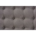 thumbnail image 3 of Alvere Modern and Contemporary Grey Fabric Upholstered Walnut Finished Cocktail Ottoman, 3 of 5
