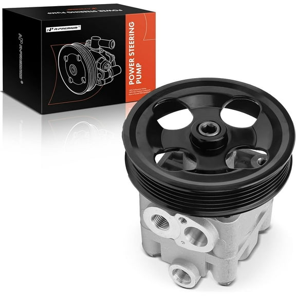 A-Premium Power Steering Pump with Pulley Compatible with Subaru Outback 2002-2003 Legacy 2002-2004 Baja 2003-2006 2.5L
