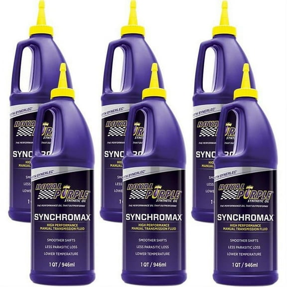 Royal Purple Synchromax Manual Transmission Fluid, 6 Quart Case