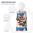 thumbnail image 3 of Rocae Playful Cat for Men's Basketball Jersey Lightweight and Breathable Athletic Tank Top,Quick-Drying Sports Jersey Medium, 3 of 9