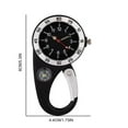 thumbnail image 7 of Waterproof Carabiner Quartz Pocket Watch With Compass, Portable Clock For Hiking And Camping Trips, 7 of 7