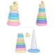 thumbnail image 1 of 3 Pieces baby Colorful Stacking Rings Educational toys funnyny Activity Stacker CUTICAT Anillos de apilamiento de arcoíris, 1 of 5