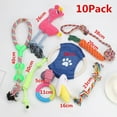 thumbnail image 2 of 10PCS Dog Rope Toy Set Cute Deer Dog Rope Carrot Dog Chew Rope Banana Dog Toy, 2 of 8