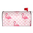 thumbnail image 2 of Haiem Cute Flamingo with Heart Mailbox Covers Magnetic ,Mailbox Wraps Post Letter Box Cover for Holiday Garden Yard Decor-25.5x21 in, 2 of 9