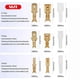 thumbnail image 4 of Yellow Crimp Terminal Block, Transparent Protective Cover, Male Female Connector, 2.8 / 4.8 / 6.3 mm, 135 pcs, 0.1 kg / 3.5 oz, 4 of 4