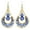 style2, variant on Statement Earrings for Women,Metal Plated Hollowed-Out Ethnic Style Chandelier Earrings,Dangle Earrings for Women Birthday Jewelry Gift for Her,Style1