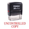 thumbnail image 1 of Printtoo Stamp UNCONTROLLED COPY Self Inking Rubber Stamp Office Stationary-Red, 1 of 1