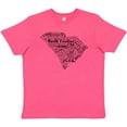 thumbnail image 3 of Inktastic South Carolina Word Salad State Outline Youth T-Shirt, 3 of 5