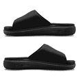 thumbnail image 3 of Unisex ISlide Breanna Stewart Black New York Liberty Round 21 Motive Slide Sandals, 3 of 5