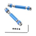 thumbnail image 4 of Front Rear Center Drive Shaft, 2PCS Front Rear Center Drive Shaft Aluminum Alloy Transmission Shaft For FMS 1/24 FCX24, 4 of 8