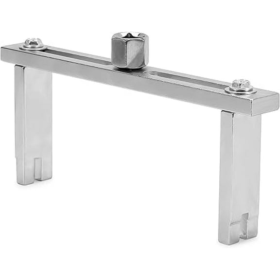 Fuel Pump Removal Tool, Adjustable Double Contact Fuel Pump Lock Ring Tool with 3/8” to 1/2” Drive Compatible with BMW,Mercedes-Benz,Volkswagen,Audi Fuel Tank Lids Removal/Installation