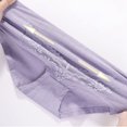 thumbnail image 7 of KHONTS Women's Seniors Underwear High Waisted Panties Soft Full Coverage Briefs Tummy Control Underpants Light Purple XXXXXXL, 7 of 7