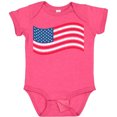 thumbnail image 3 of Inktastic Grunge American Flag Boys or Girls Baby Bodysuit, 3 of 5