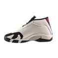 thumbnail image 4 of Air Jordan 14 Retro BG Big Kids Shoes White/Black-Varsity Red-Metallic Silver  654963-102, 4 of 6