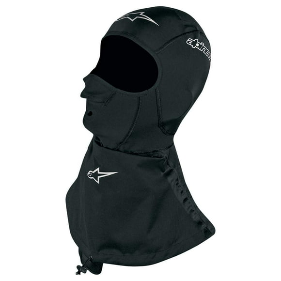 Pasamontañas Alpinestars Winter Touring, color negro, certificado DOT