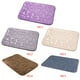 thumbnail image 4 of Injueey Cobblestone Flower antideslizante interior absorbente lavable puerta Mat alfombra lavable puerta alfombra baño cocina franela alfombra Decoración del hogar morado claro Injueey JJ21303-01, 4 of 6